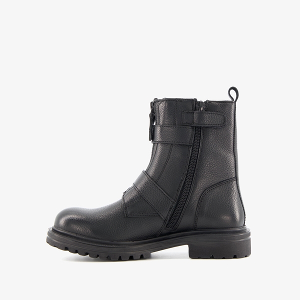 Groot leren meisjes biker boots