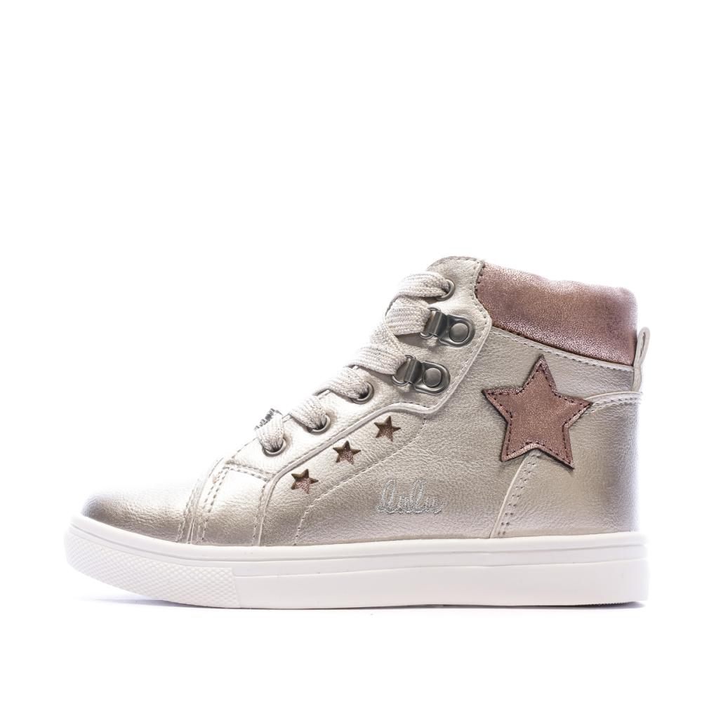 Lulu Castagnette Baskets Doré Fille Lulu Castagnette Teramo
