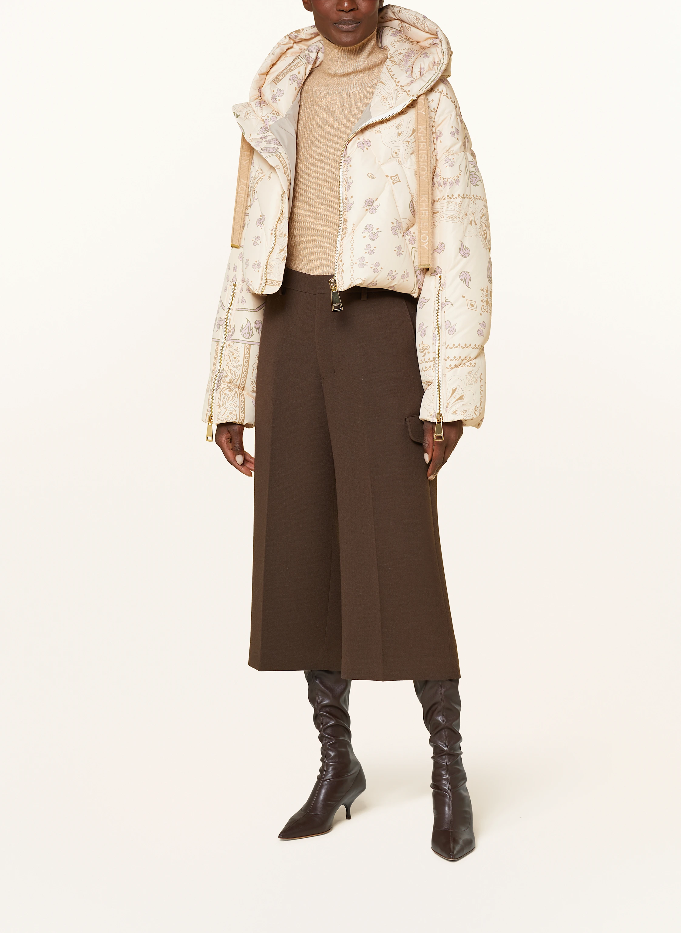 KHRISJOY Cropped-Daunenjacke BANDANA
