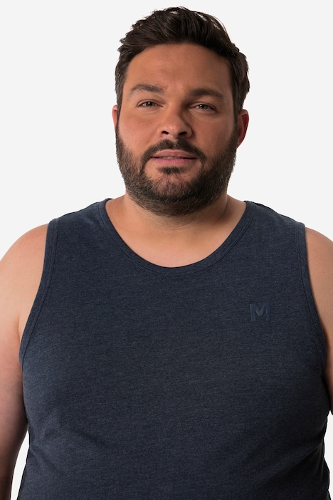 Men+ Tanktop, Basic, 2er-Pack, Rundhals, bis 8 XL