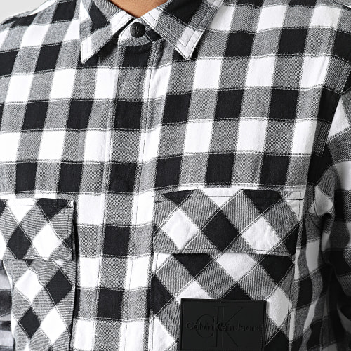 Surchemise A Carreaux Buffalo Check 0345 Noir Blanc