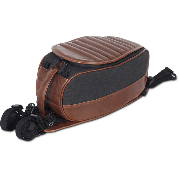 Shad - Sacoche de réservoir Cafe Racer SR18 Marron / Noir