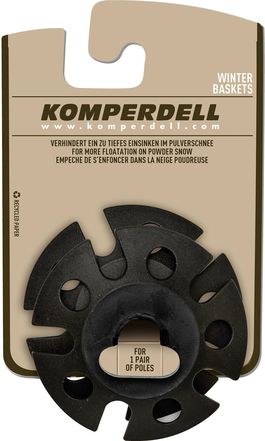 Komperdell Vario Basket Snowflake 8,5cm