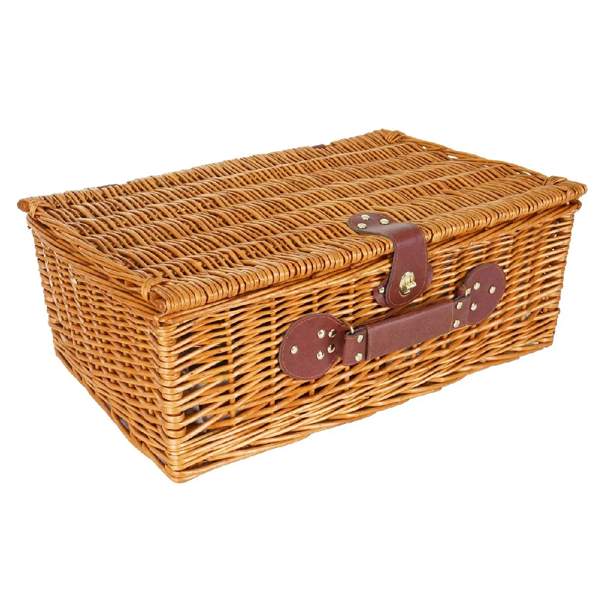 Decoshop26 Panier Pique-Nique - Beige