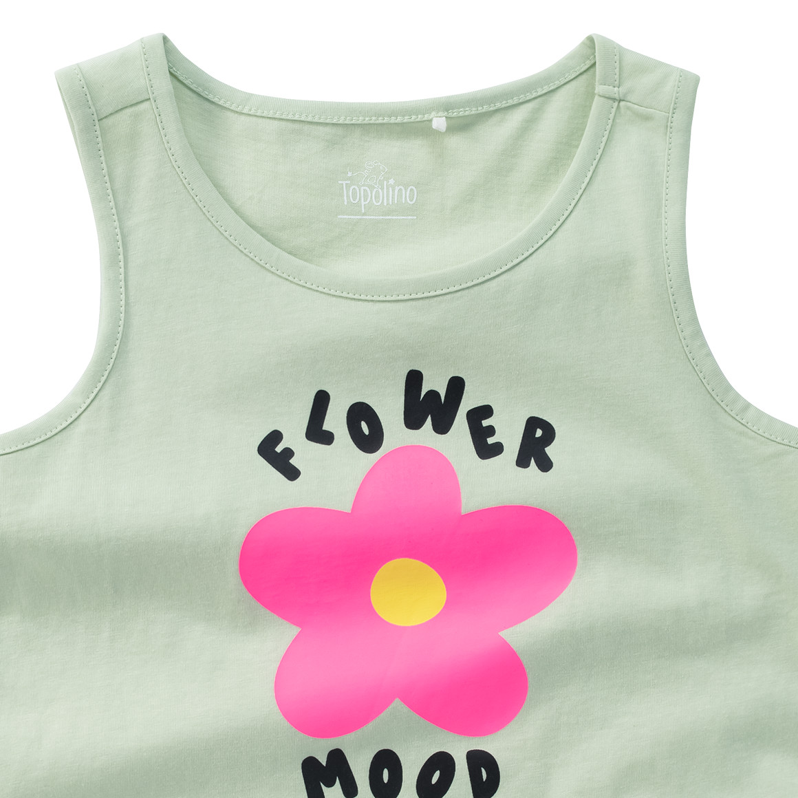 Topolino Mädchen Top mit Neon-Print zartgrün