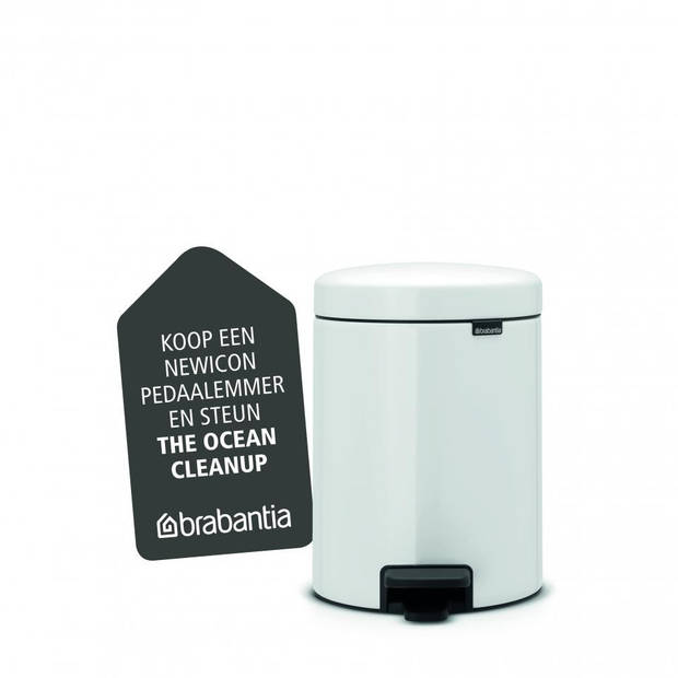 Brabantia newIcon pedaalemmer 5 l - White