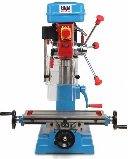 HBM - Boormachine - 230V - Inclusief CE-beschermkap - Tandkransboorkop 1-16mm