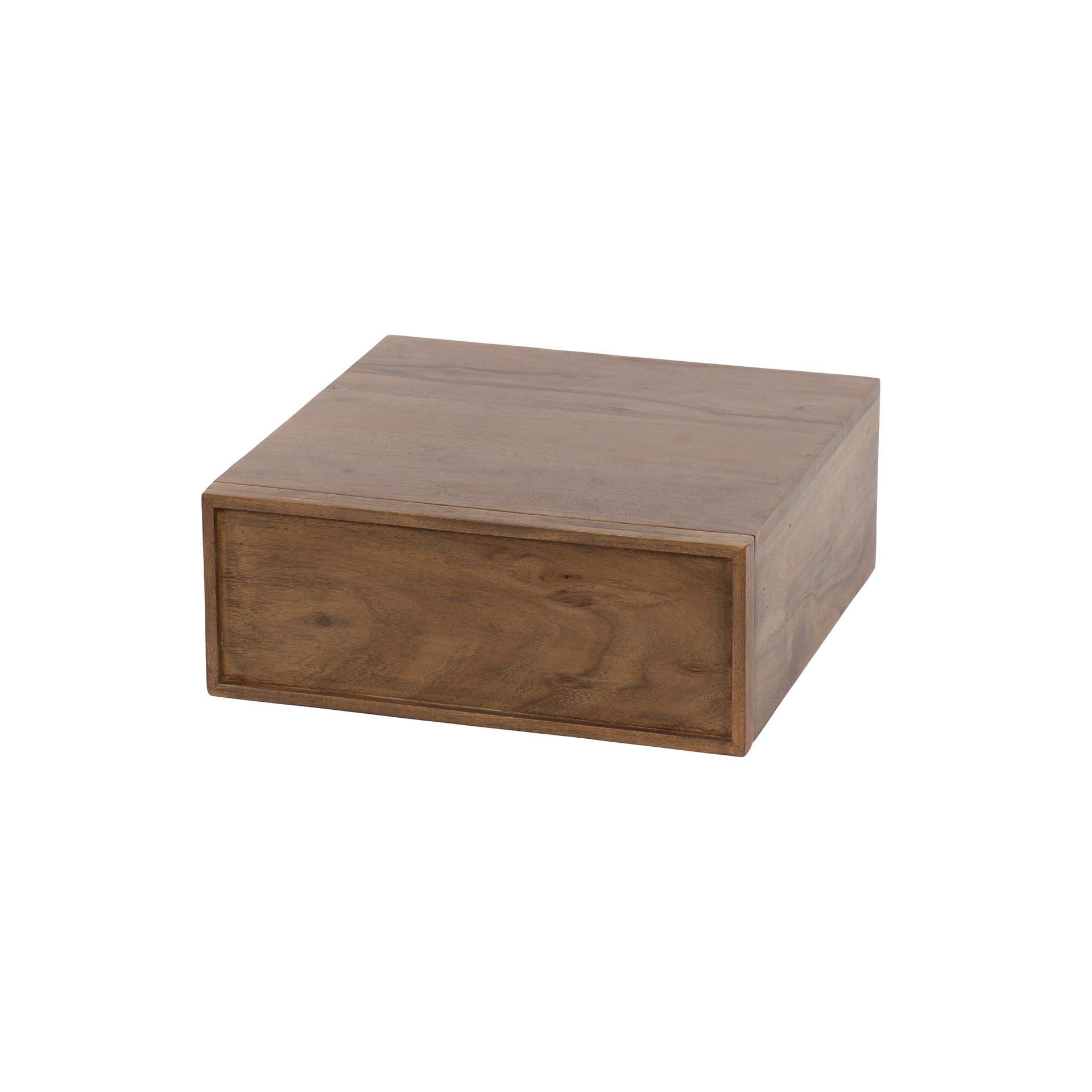 Hoyz Collection - Nachtkastje Zwevend Verpakt Per 2 - Acacia Bruin