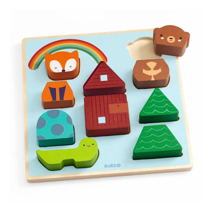 Djeco Puzzle relief Match Rainbow
