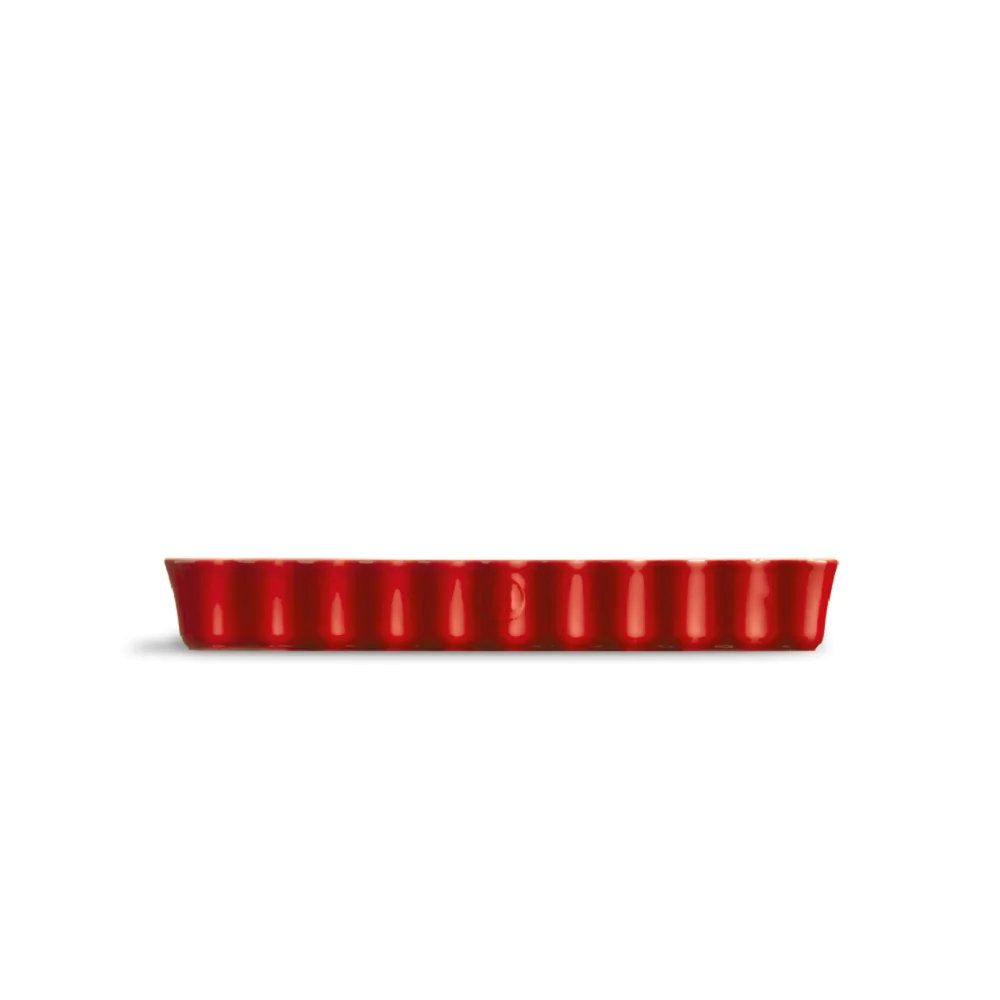 Tourtière rectangle rouge 33 cm Emile Henry