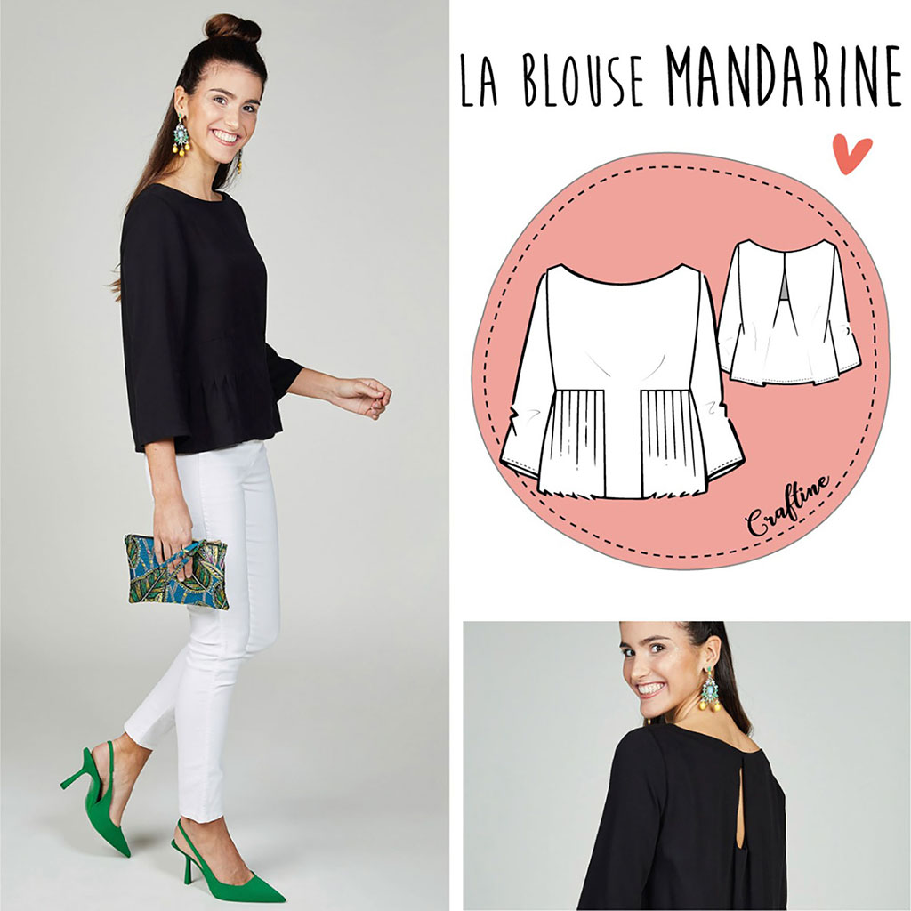 Patron blouse Mandarine - CRAFTINE