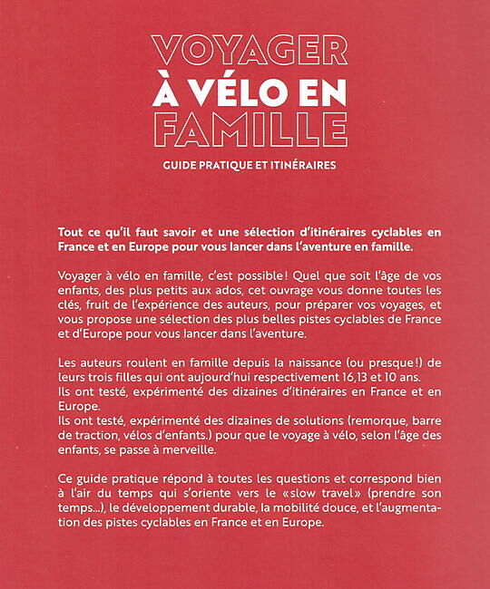 GLENAT - VOYAGER A VELO EN FAMILLE