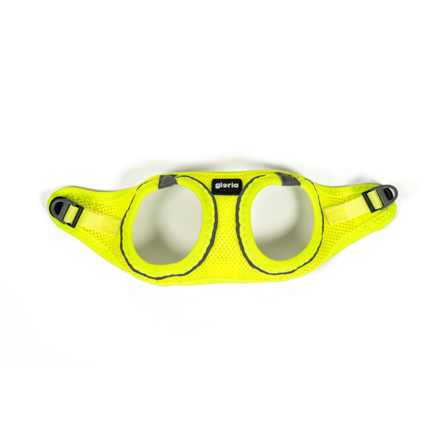 Coleira para cães Gloria Air Mesh Trek Star Amarela