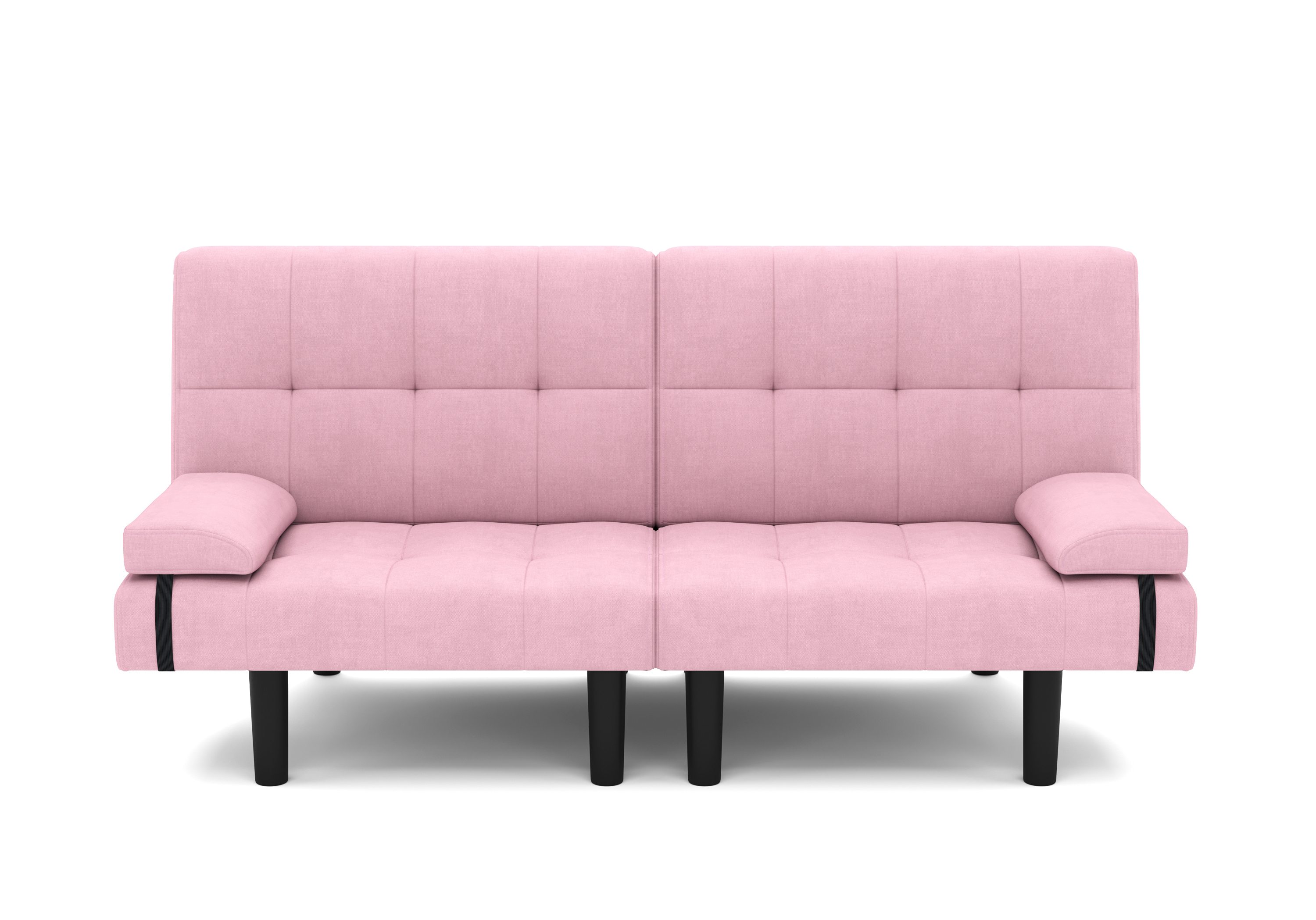Schlafsofa Leinen LINUS multifunktional rosa