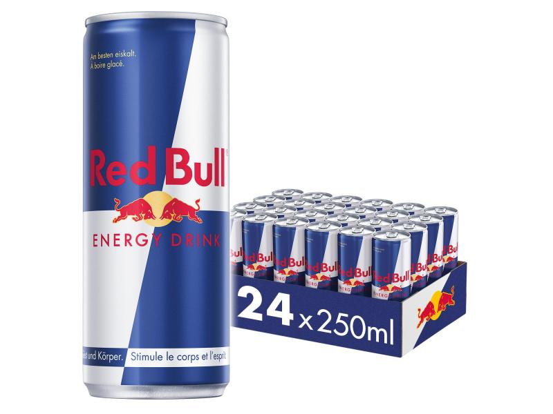 Red Bull Energy Drink 24 x 250 ml Erfrischungsgetränk zur Belebung von Geist und Körper