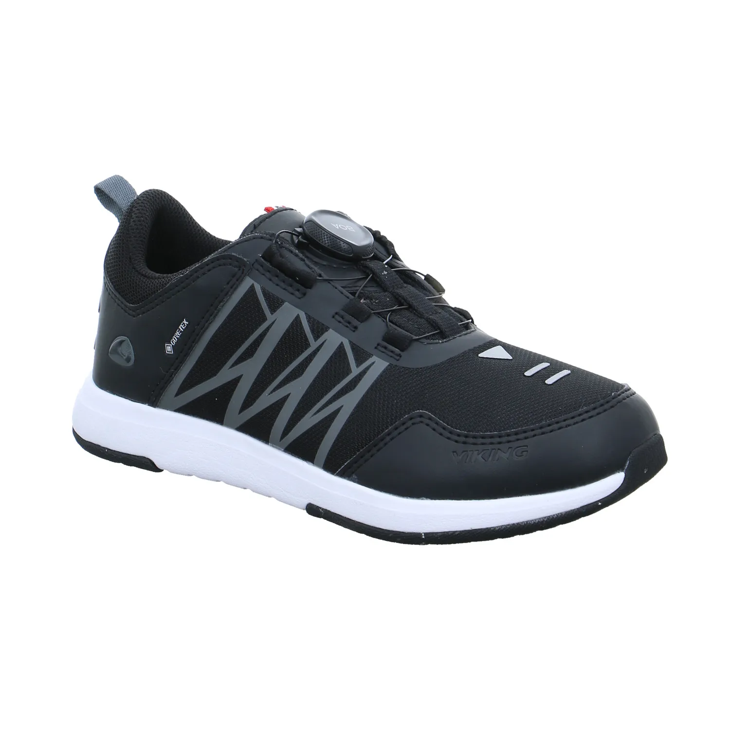 VIKING Jugend-Halbschuh Schwarz Textil  Sneaker Outdoor