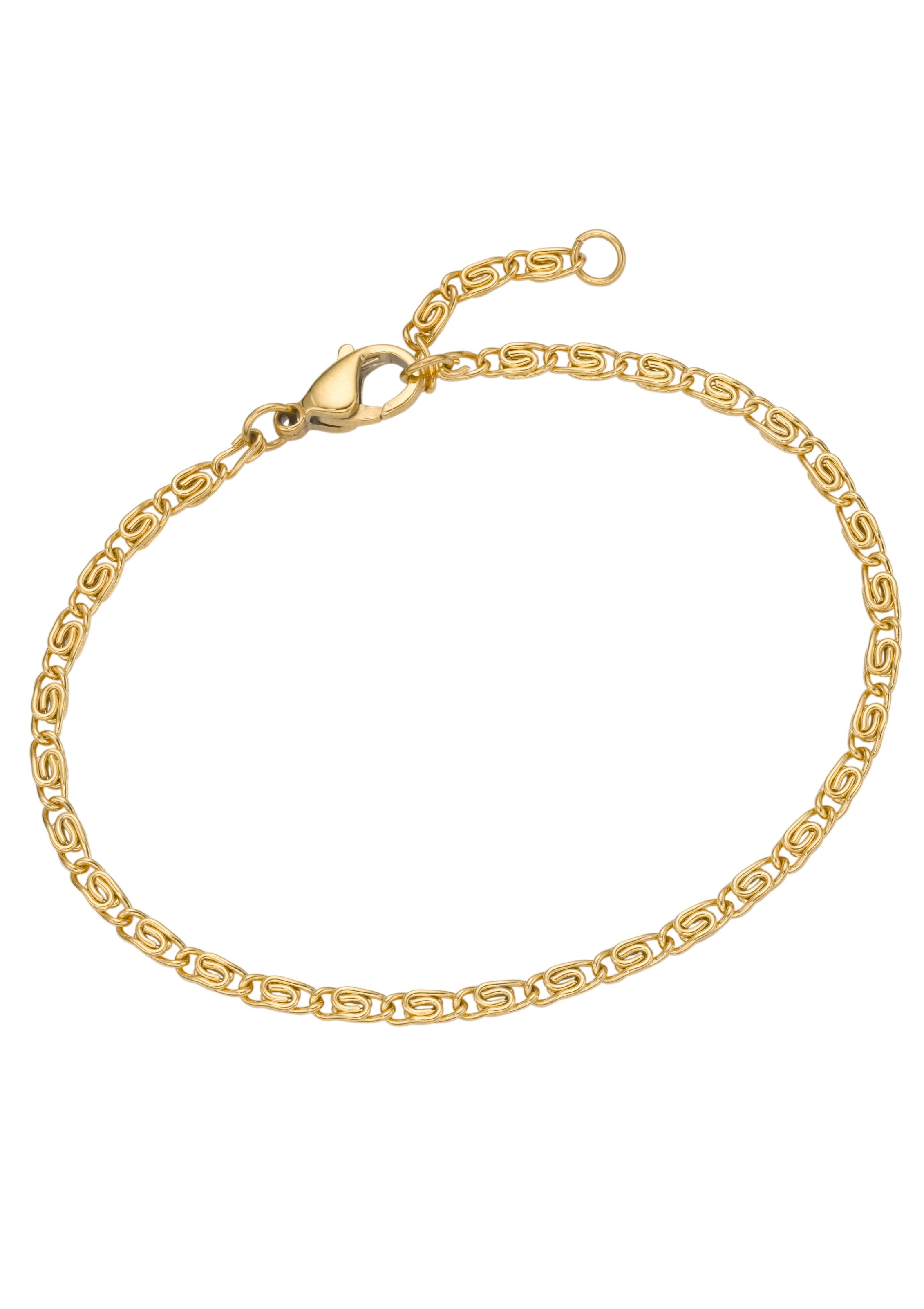 Firetti Edelstahlarmband »Schmuck Geschenk S-Panzerkette, 3,45 mm breit« Made in Germany