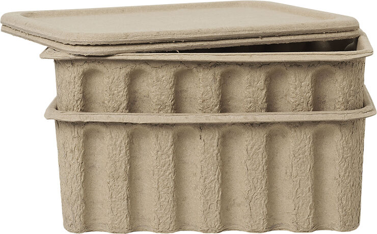 ferm LIVING Brass Office Tray Brown
