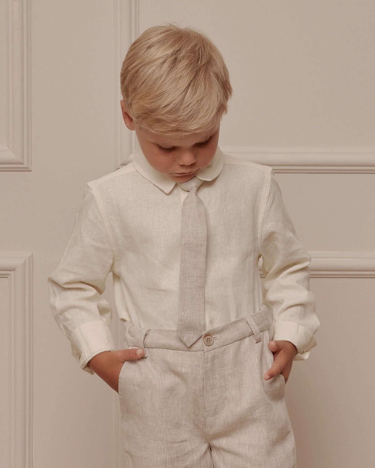 Elegant Skjorte – 100% Bomullspoplin | Harrison Button
