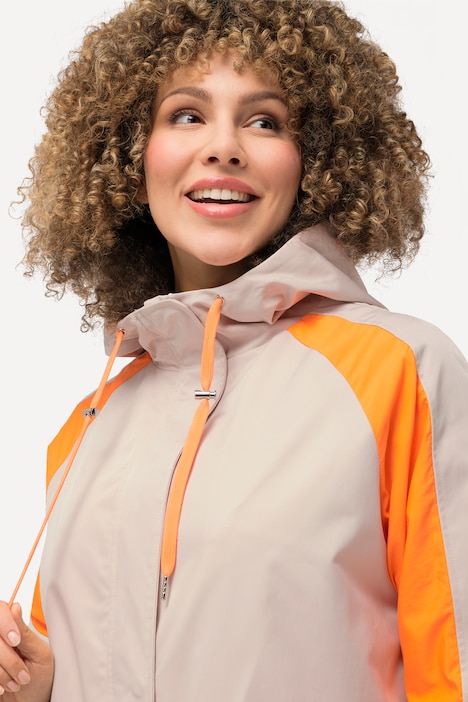 HYPRAR Jacke, wasserabweisend, Kapuze, Saumband
