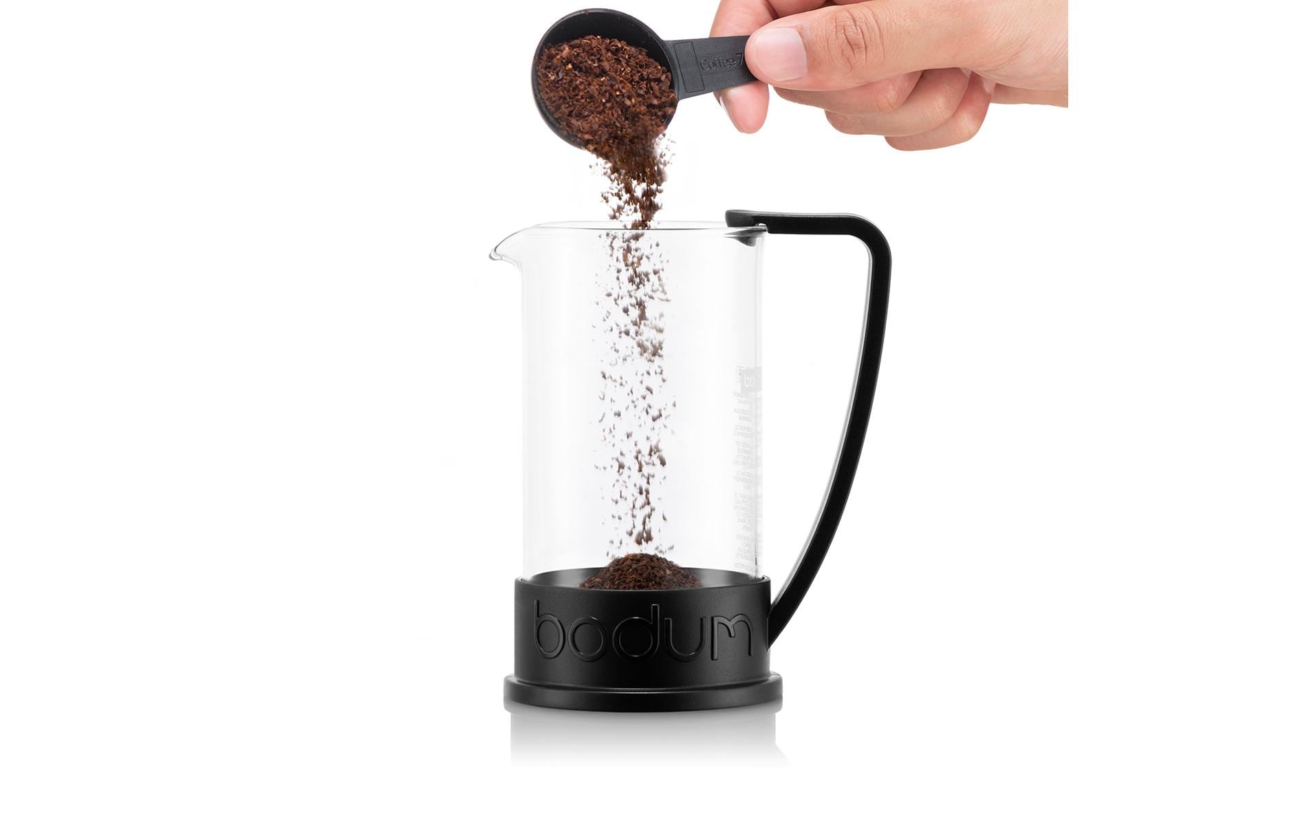 Kaffeebereiter Brazil Schwarz, 0.35 lFrench-Press-Kaffeebereiter 3 Tassen