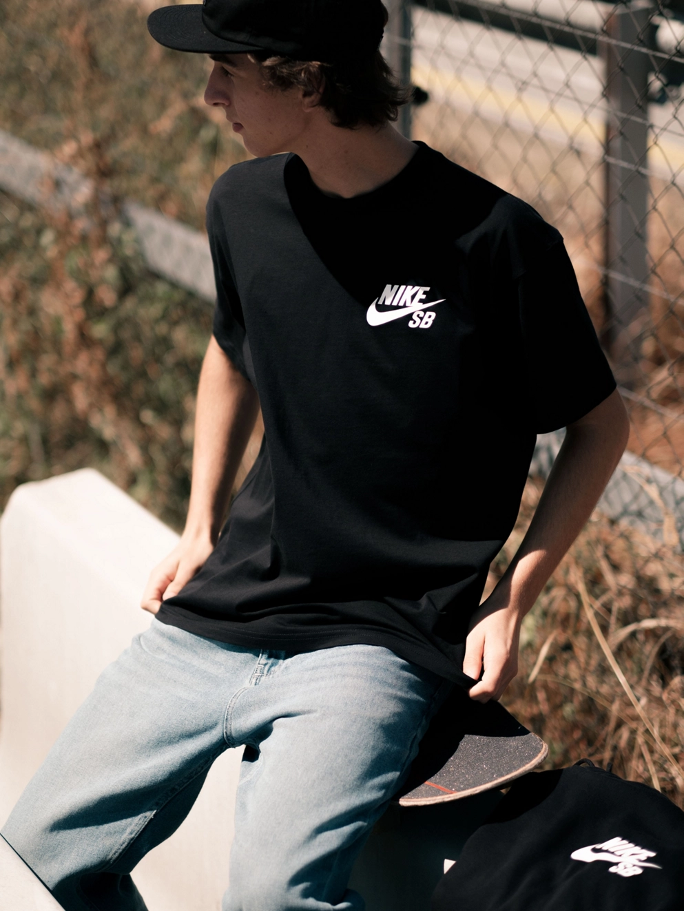 Nike Sb Logo T-Shirt black/white