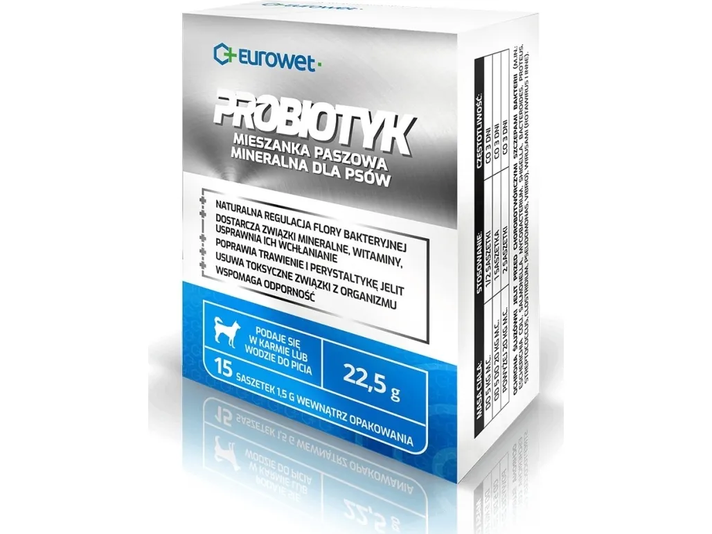 EUROWET Eurowet Probiotiske poser til hunde 15 x 1,5g