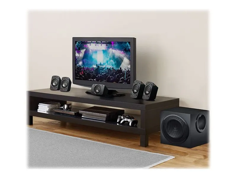 Logitech® | Højttalersystem - til hjemmebiograf - 5.1-kanal - 500 Watt (Total)