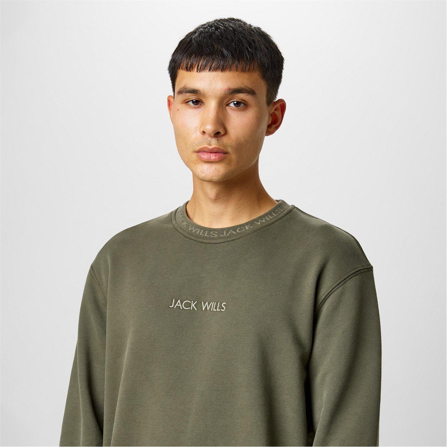 Jack Wills JW Jacquard Crew Sweatshirt