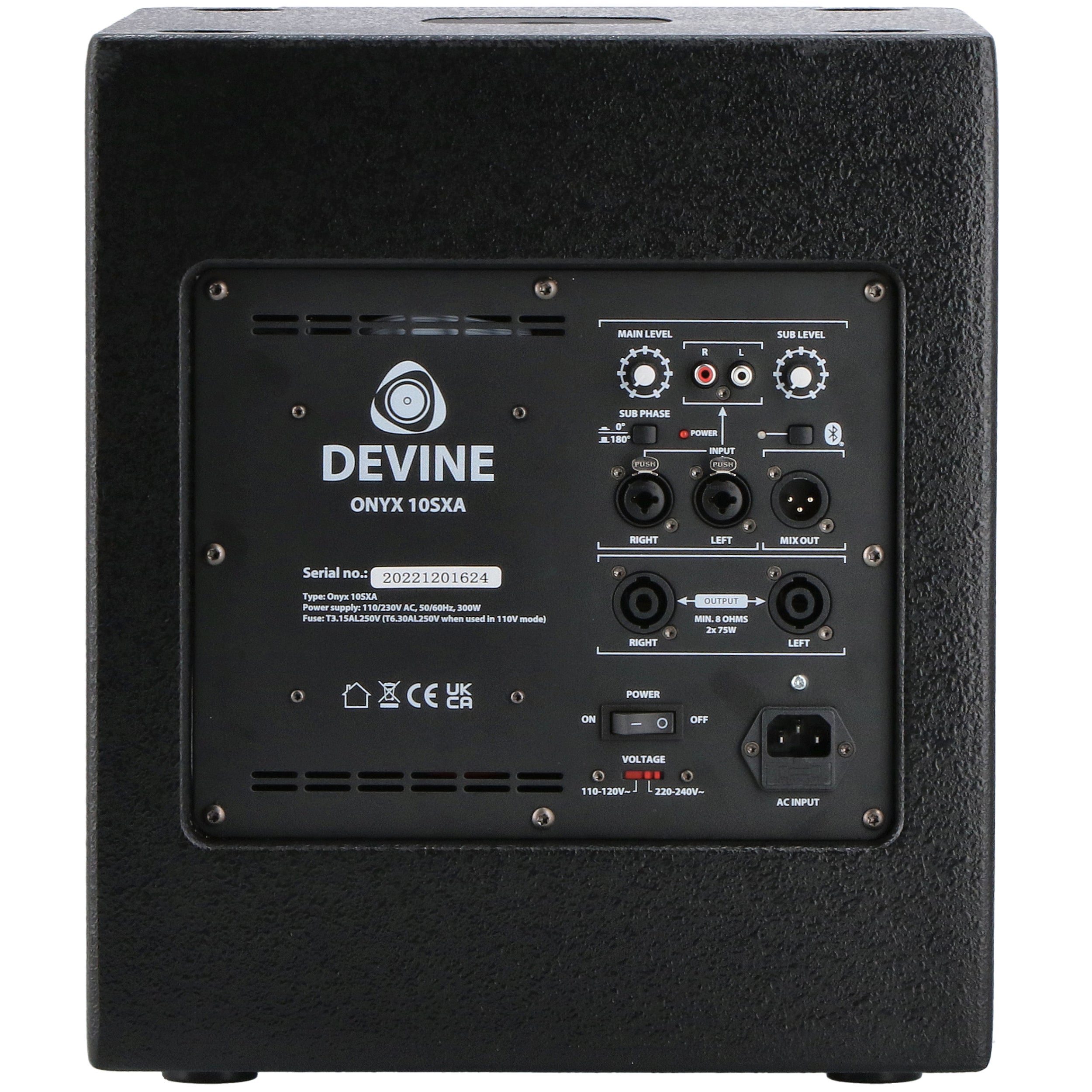 Devine Onyx 10SXA actieve subwoofer