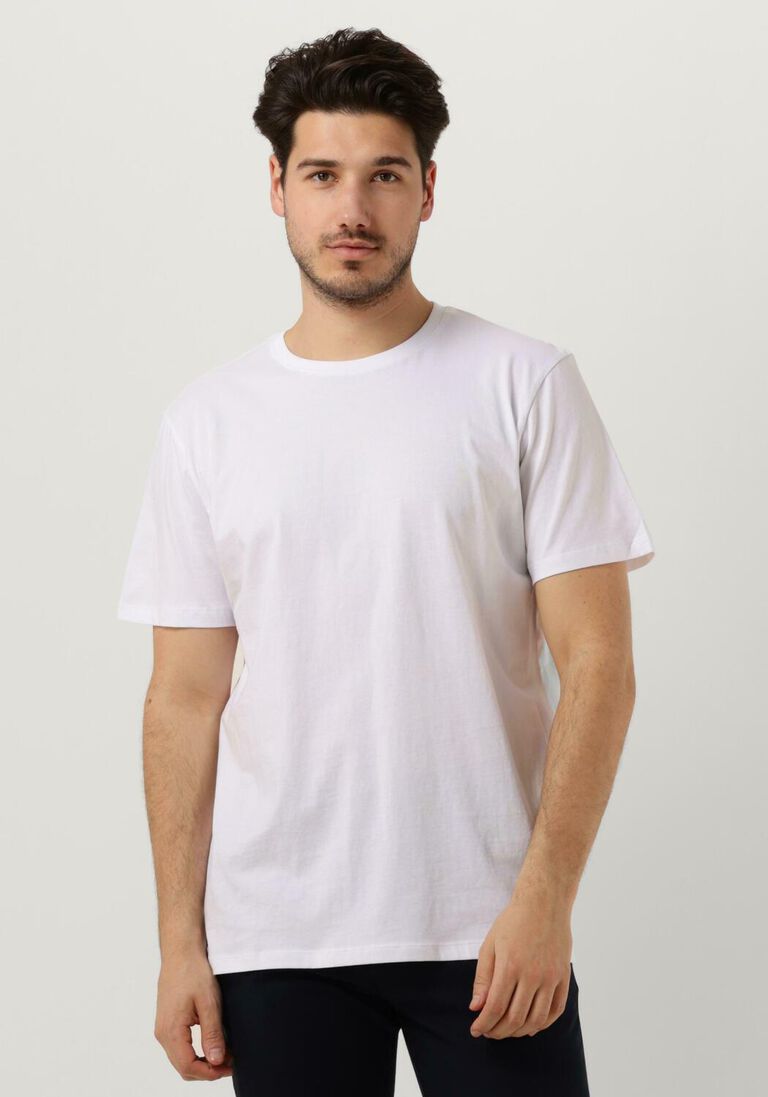 SELECTED HOMME witte selected homme t-shirt slhaspen ss o-neck tee