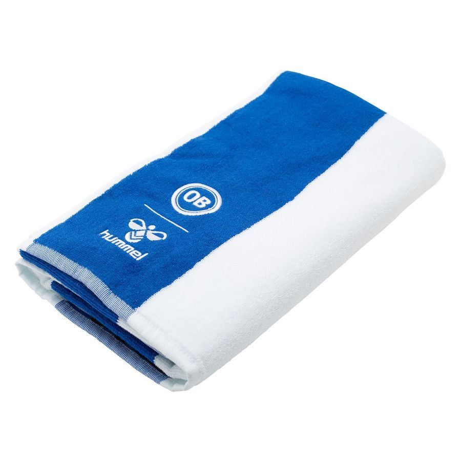 Odense Boldklub Serviette Fan Striped 2024/25 - Bleu