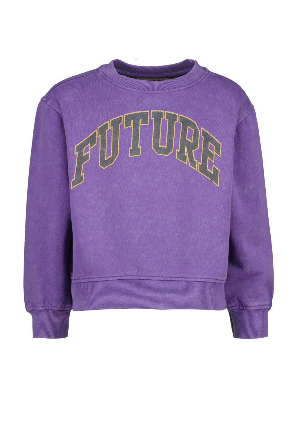 Vingino sweater Nouda met tekst paars