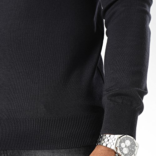 Pull Col Montant Noir