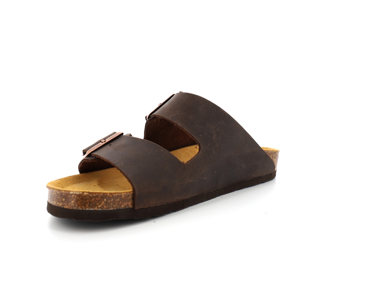K. daques-PORTBOU Cuir Marron Fonce