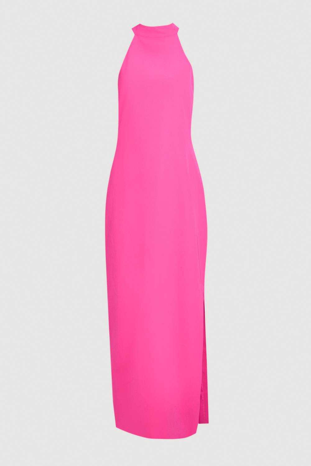 KarenMillen Robe Longue Dos Nu À Encolure Américaine Coupe Ajustée Douce
