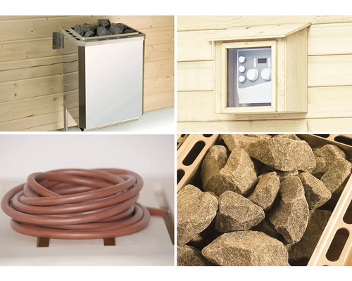 Weka 9 kW OS saunakachel met externe regeling