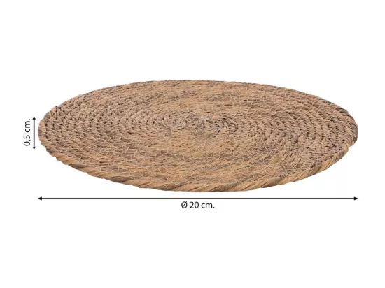 Dessous de plat en corde plâtrée