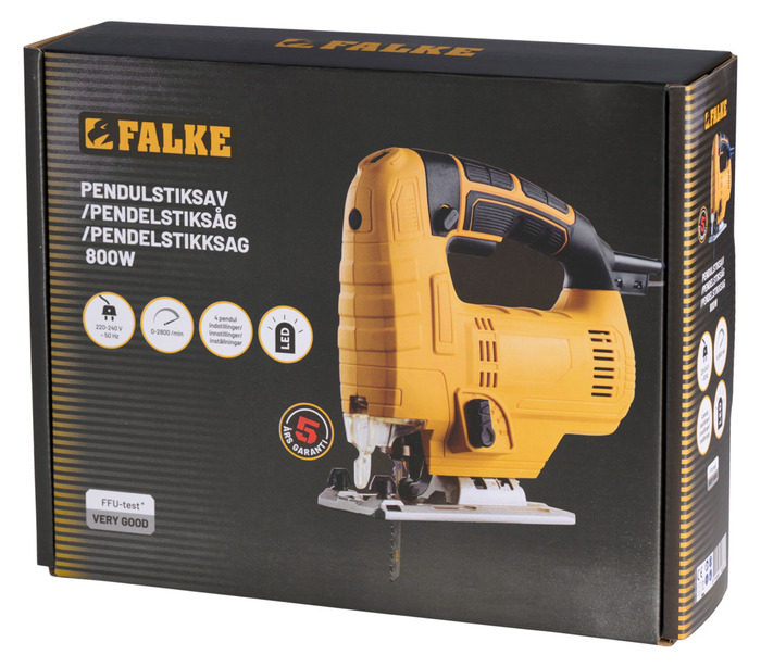 Falke stiksav med pendul 800 W