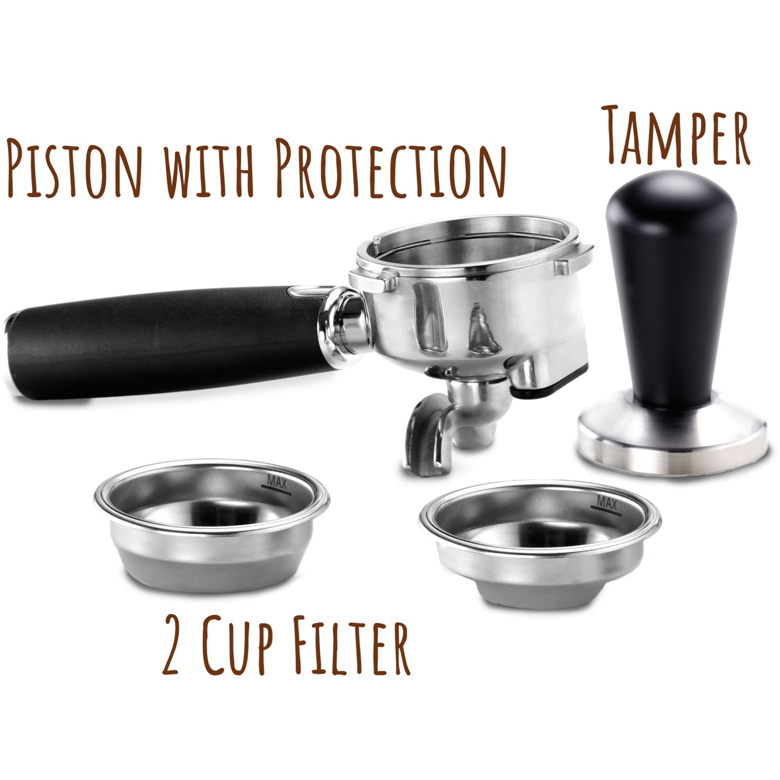 Trisa Espressomaschine Barista Plus, silber