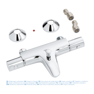 Grohe thermostatische badkraan Precision Start - chroom 15 cm