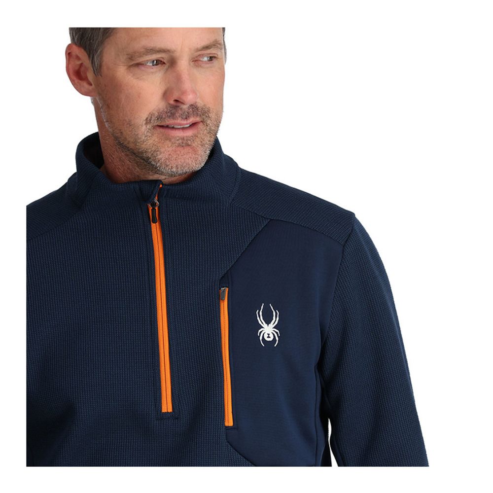 Spyder BANDIT HALF ZIP - Polaire Homme true navy