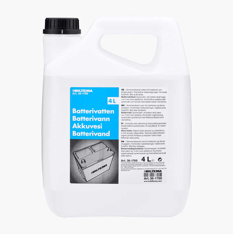 Demineralisert vann, 1 liter