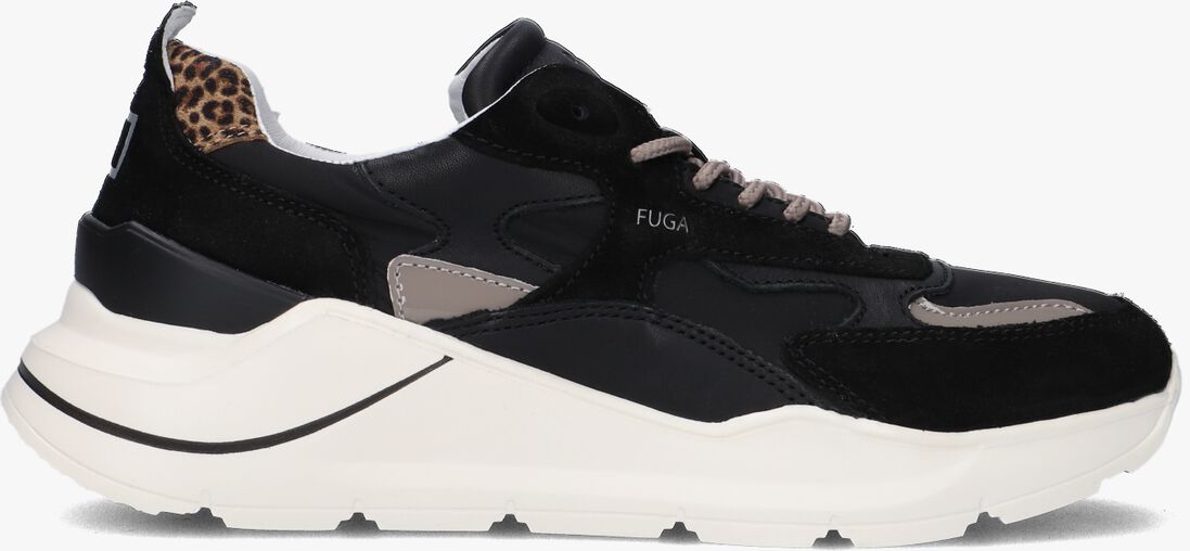 D.A.T.E zwarte d.a.t.e lage sneakers fuga dames