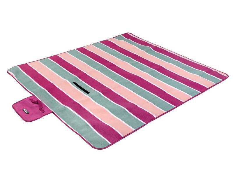 KOOR Picknickdecke Lido-Magenta 135 x 160 cm Modische Picknick-Decke in sommerlichen Trendfarben