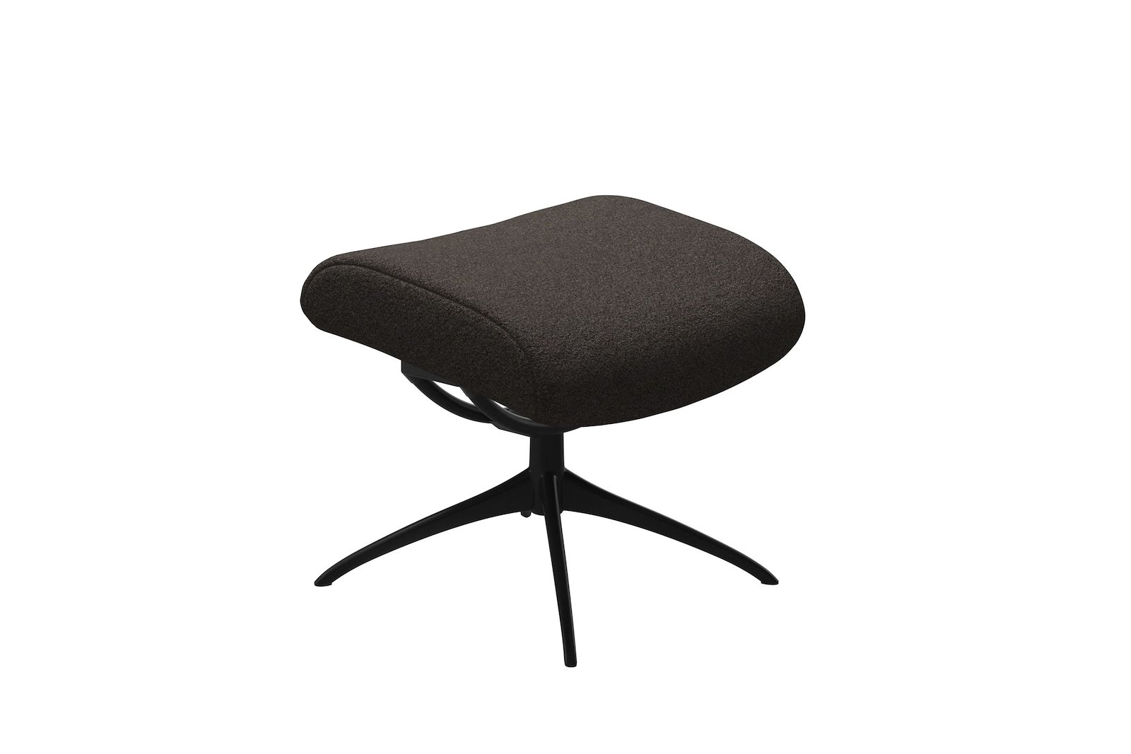 London krakk Tekstil Orchid Brown - Star - Matt Black