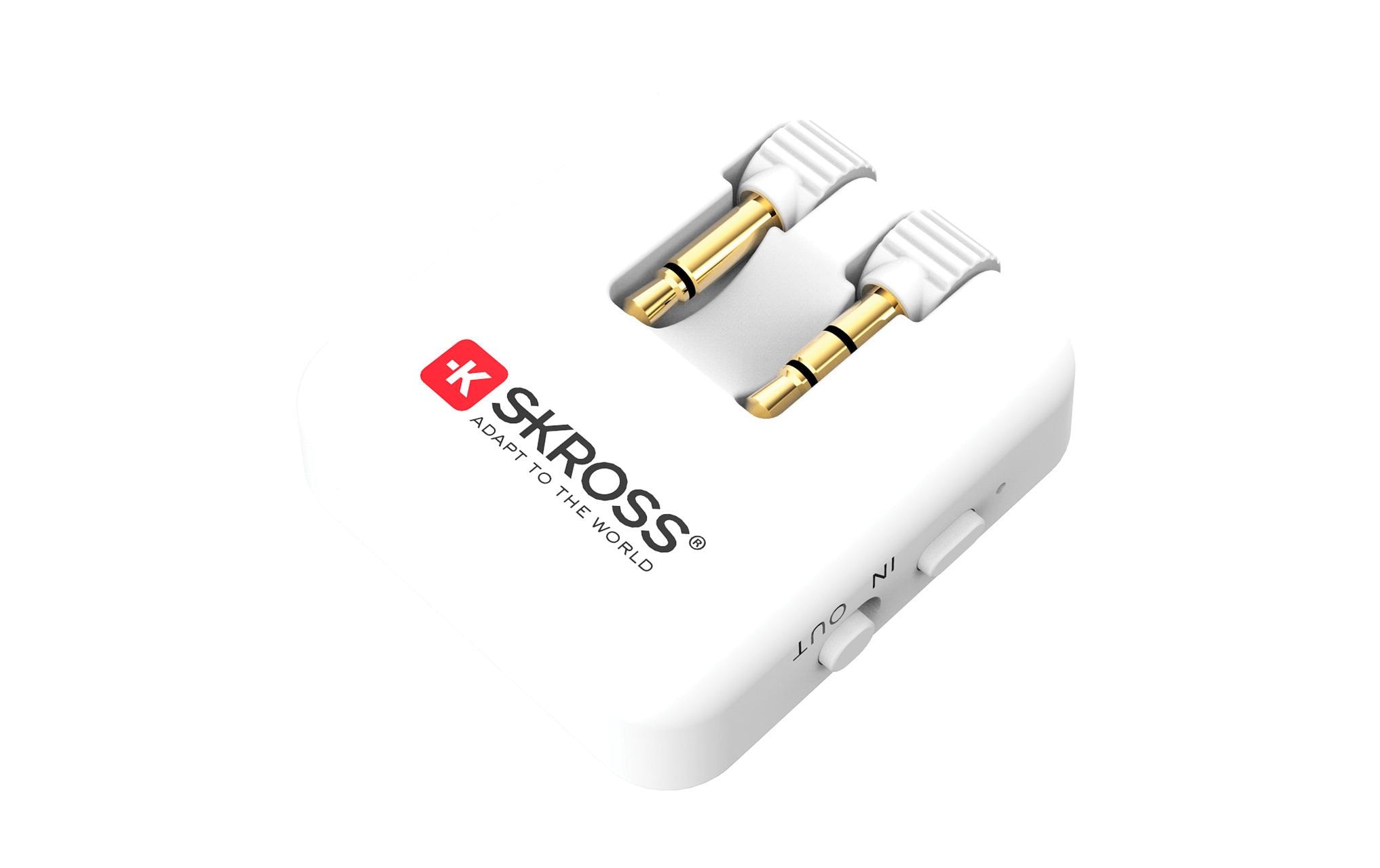 Audio-Adapter Wireless Weiss2-in-1-Sender und -Empfänger