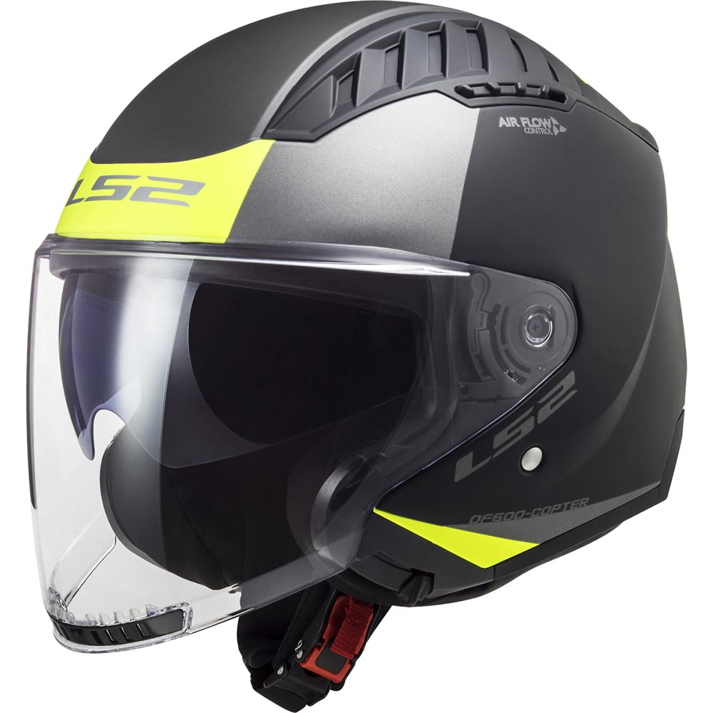 LS2 - Casque OF600 Copter II Urbane Noir / Jaune fluo / Mat
