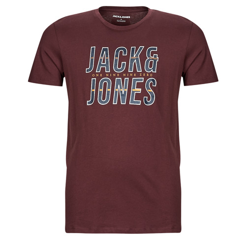 Jack & Jones - JJXILO TEE SS CREW NECK - Bordeaux