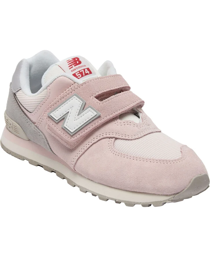 New Balance New Balance 574 Kids Hook & Loop Shell pink